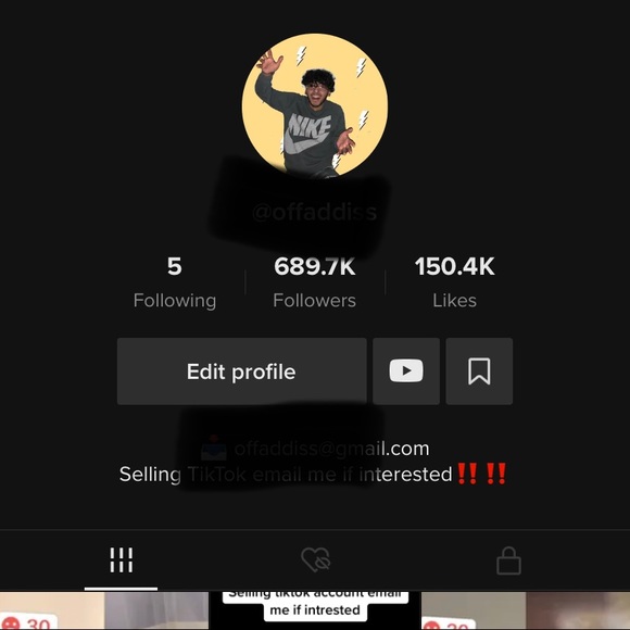 TikTok account 600k followers - Picture 1 of 1